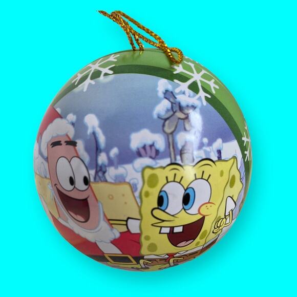 Sponge Bob Square Pants Christmas Ornament 2007 Nickelodeon Viacom by Hillenburg - Picture 2 of 7